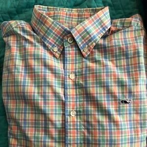 Vineyard Vines Slim Fit Whale Shirt, Size Medium